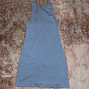 Hollister Light Blue Midi Dress